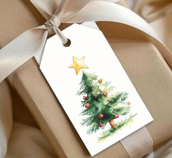 Świąteczna etykietka 