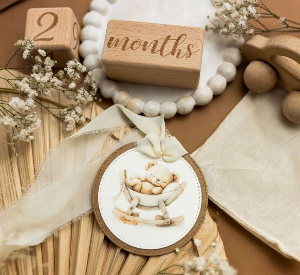 Etykieta prezentowa Pluszowy Miś