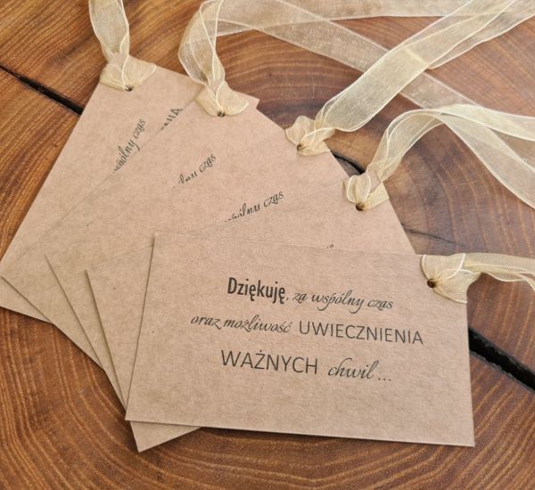 Podziękowanie za sesję-komplet 5 sztuk-wzór nr 5