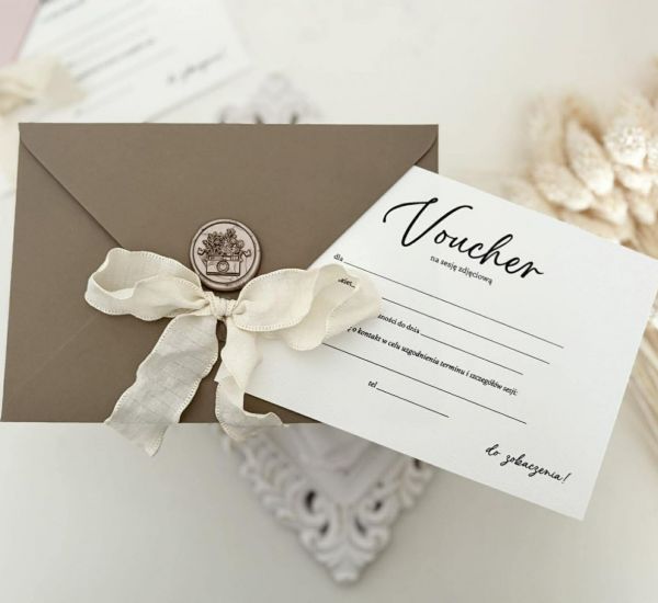 Zaproszenie na sesję fotograficzną 