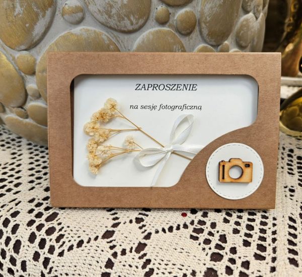 Zaproszenie na sesje fotograficzną 